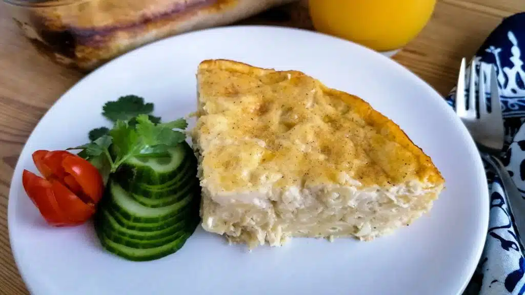 Macaroni schotel.