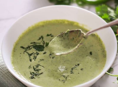 Easy Cilantro Mint Chutney