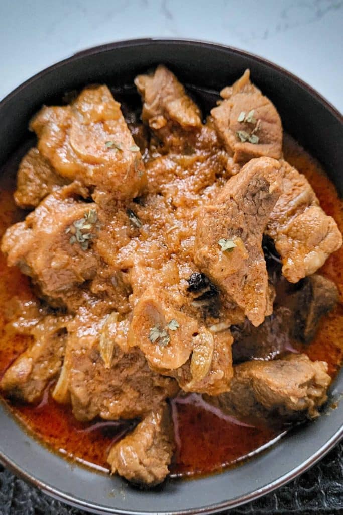 Kashmiri lamb curry, rogan josh.