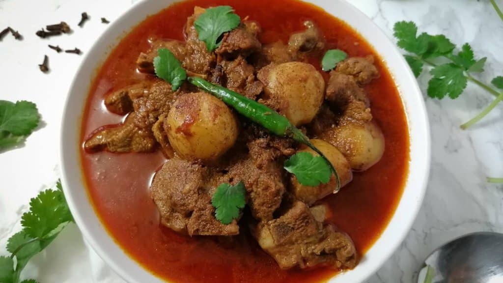 Aloo Gosht.