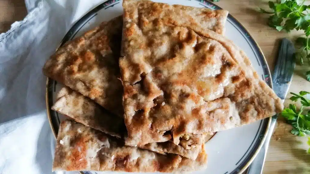 Aloo paratha.