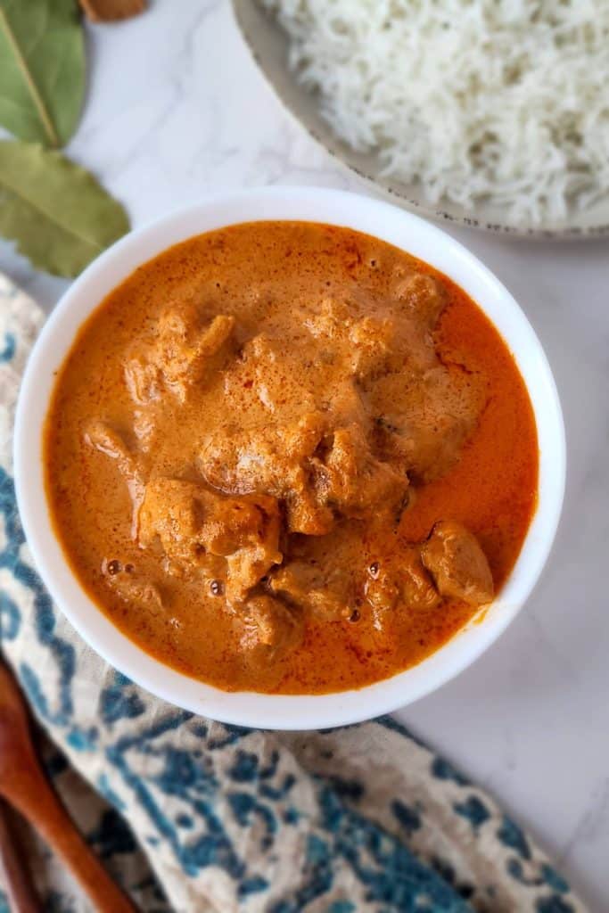 Pakistani chicken korma.