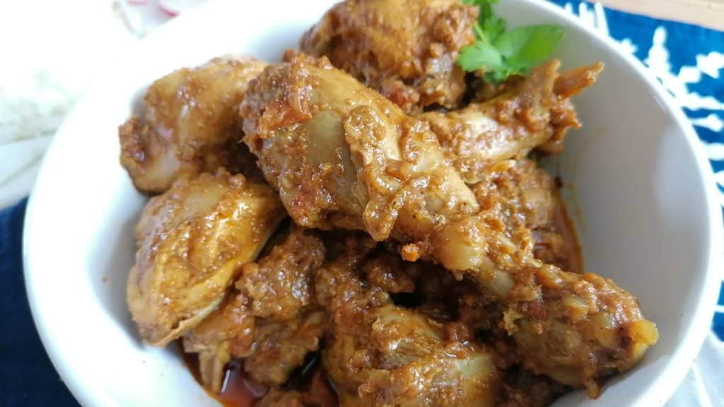 Chicken karahi.