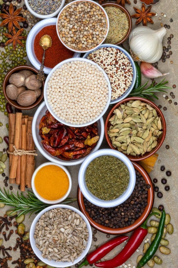 Herbs and spices.