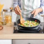 A man making fried rice.