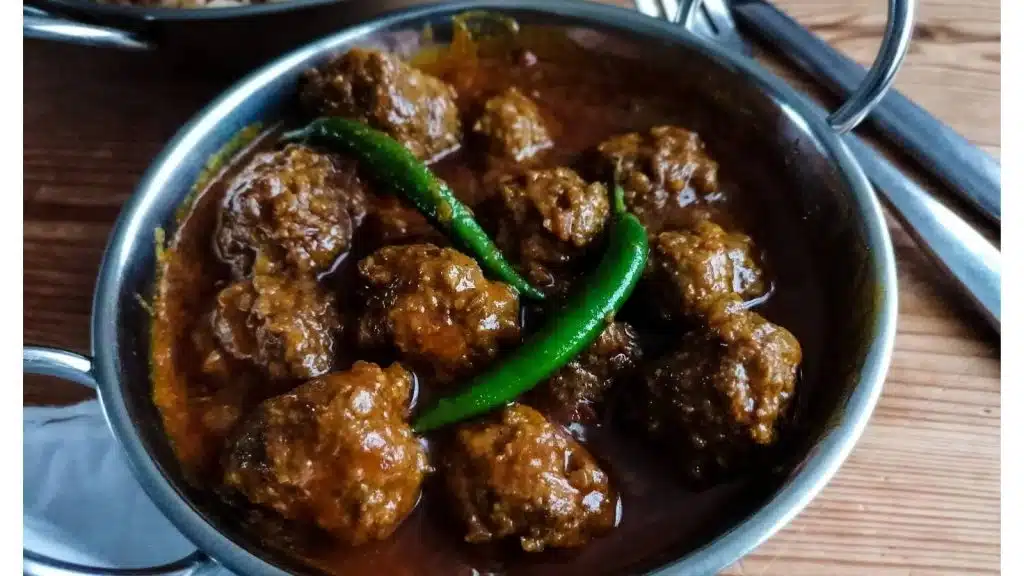 Lamb Kofta Curry.