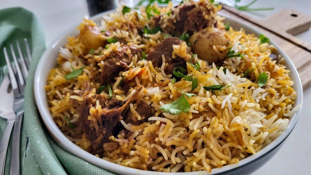 Lamb Biryani.