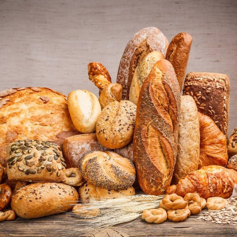 All kinds of bread.