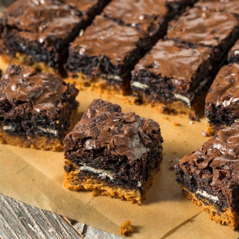Peanut butter chocolate brownies.