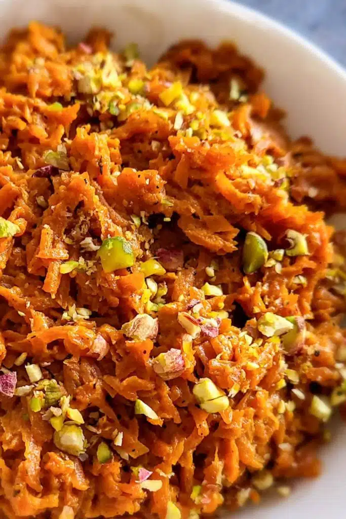 Indian carrot halwa.