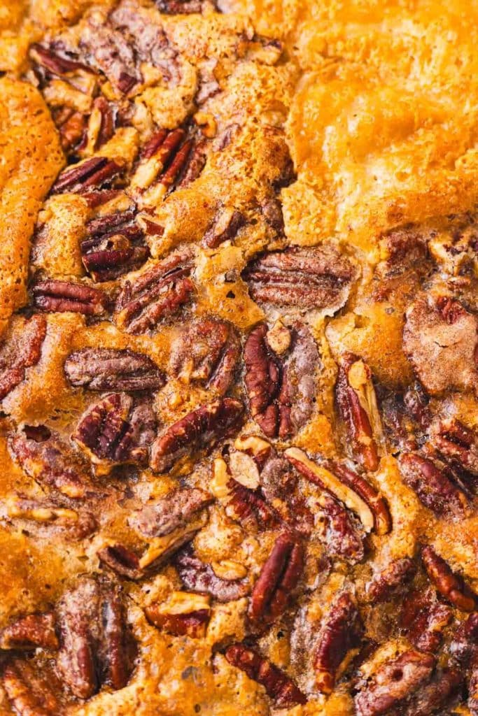Pecan cobbler.
