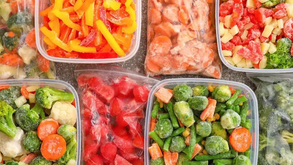 Frozen produce.