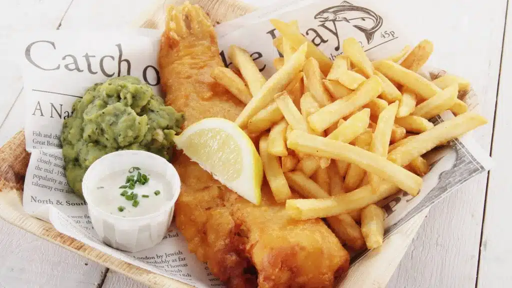 British Fish and Chips.