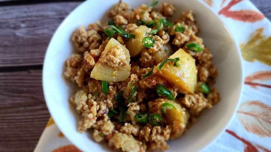 Chicken Keema Curry.