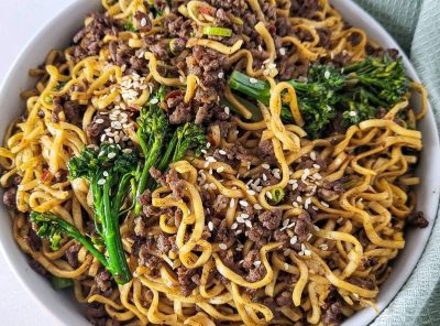 Ground Beef Noodle Stir Fry