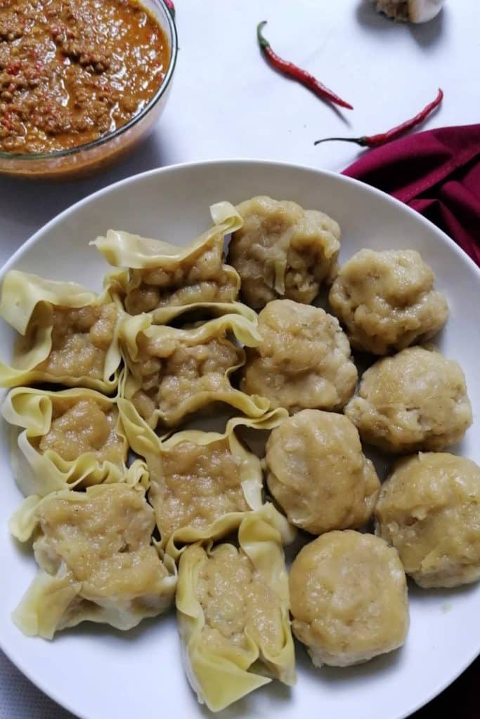 Steamed Siomay.