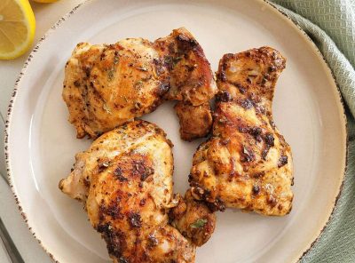 Lemon Pepper Chicken Thighs