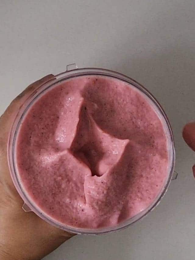 Berry smoothie.