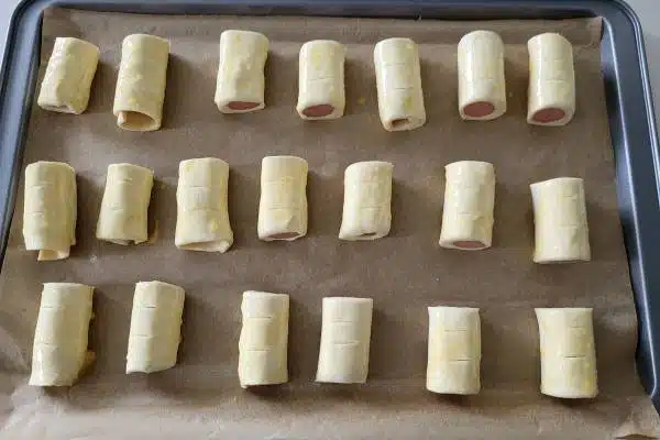 ready to bake puff pastry.